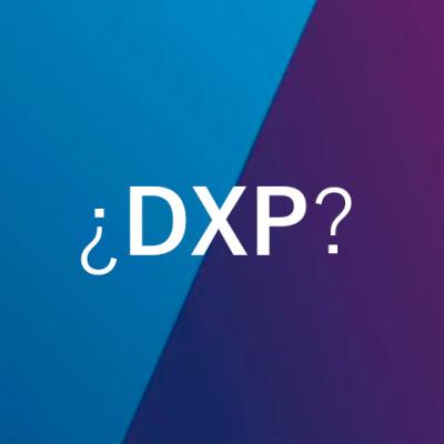 Imagen con el texto: ¿DXP?